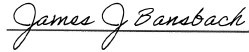 Jim Bansbach Signature