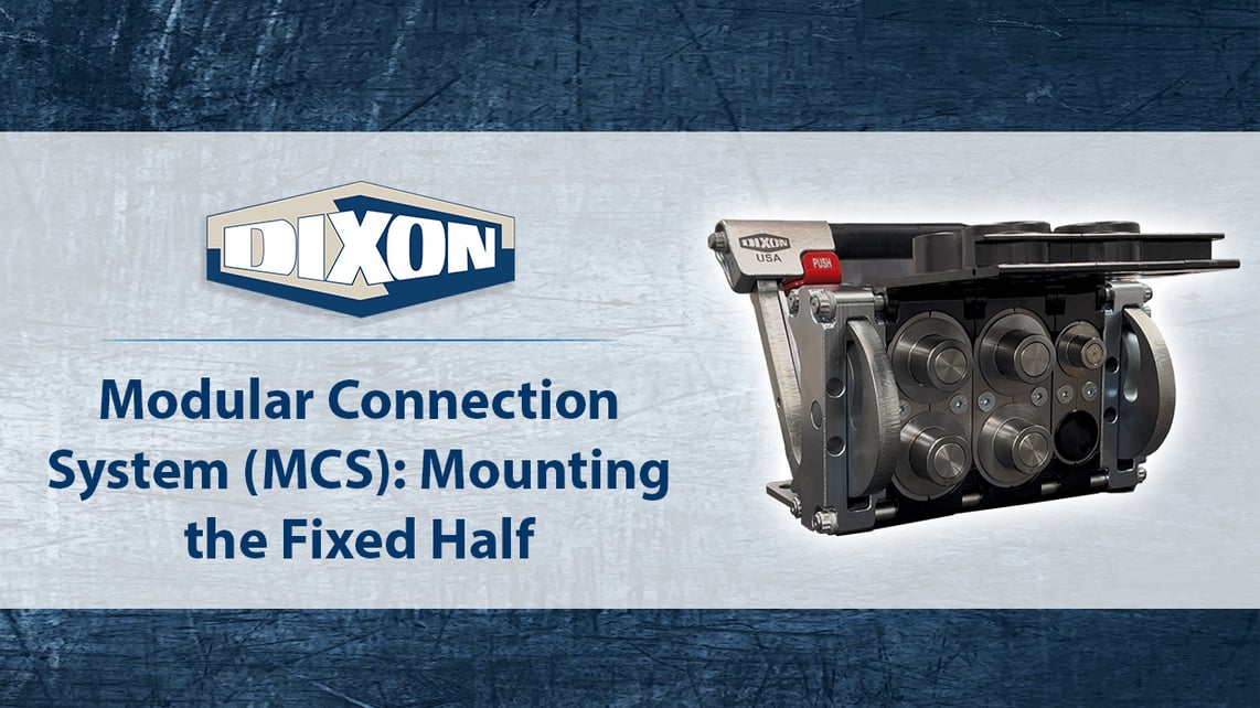 Video Jan 2025 Modular Connection System (MCS) Mounting the Fixed Half